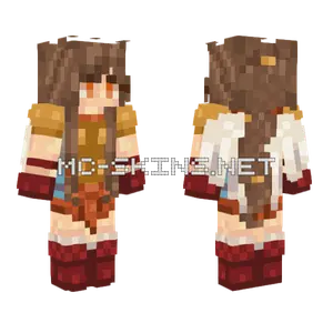 Almost Done Girl Minecraft skin