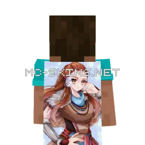 Aloy Dress cape, outside and lining
