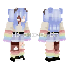 Alphawolf Girl Minecraft skin
