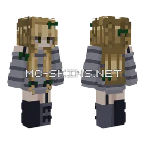 Alt Slytherin Girl Minecraft skin