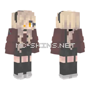 Alyx Dark Clothes Minecraft skin