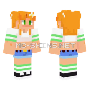 Amber Green – Jenny Mod Skin Minecraft skin