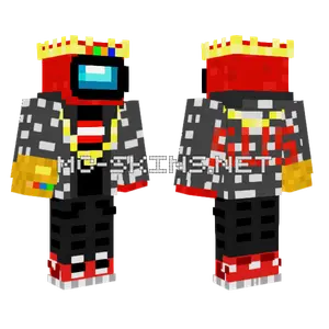 Among Head Drip Minecraft skin