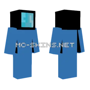 Among Us Blue Minecraft skin