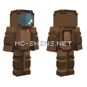 Among Us Brown Minecraft skin