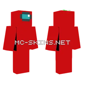 Among Us Tomato Minecraft skin