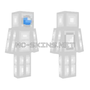 Among Us White Minecraft skin