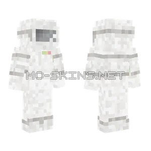 Among Us White Suit Minecraft skin