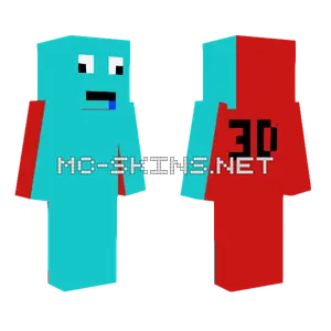 Anaglyph Skin Minecraft skin
