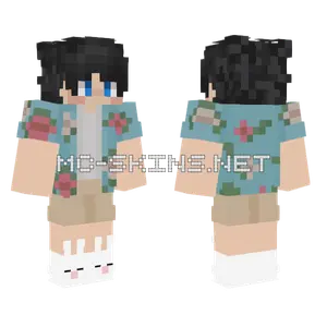 Andrei Summer Outfit Minecraft skin