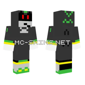 Android Shadow Green Minecraft skin