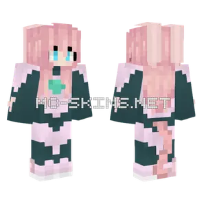 Angele Pink Outfit Minecraft skin