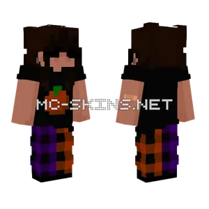 Angi Halloween Minecraft skin