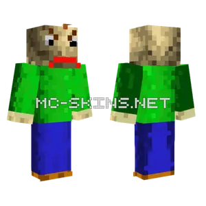 Angry Baldi Minecraft skin