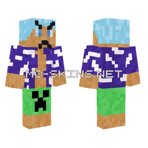 Angry Surfer Minecraft skin