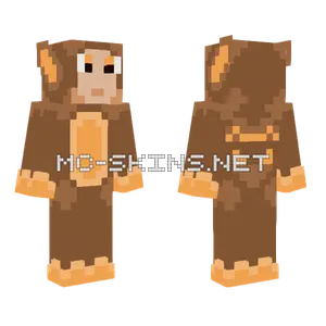 Animal Fire Human Minecraft skin