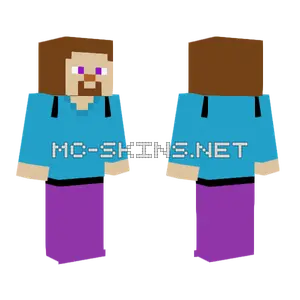 Animated Lego Steve Minecraft skin