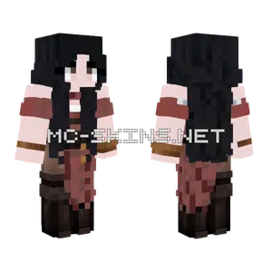Anime Girl Outfit Minecraft skin
