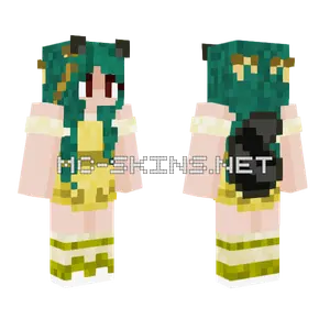 Anna In Yellow Sun Dress Minecraft skin