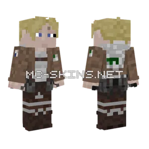 Annie Leonhart Attack on Titan Minecraft skin