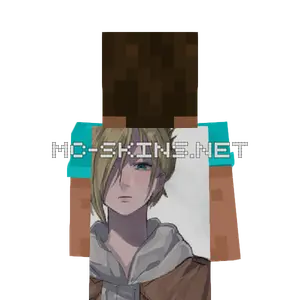 Annie Leonhart Hoodie cape, outside and lining