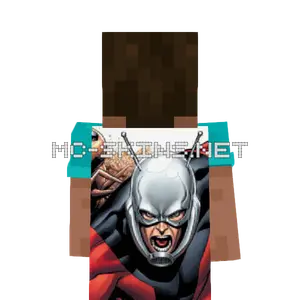 Ant-Man cape, outside and lining