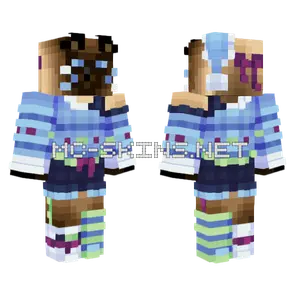 Antfrost Aqua Archers Blockwars Minecraft skin