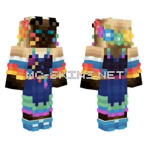 Antfrost Blue Berries Mayhem Minecraft skin