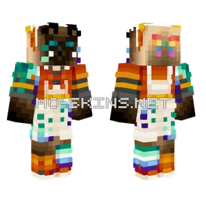 Antfrost Orange Ocelots Minecraft skin