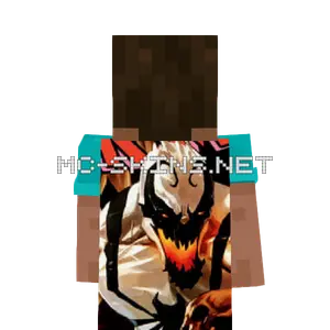 Anti-Venom cape, outside and lining