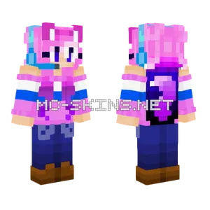 Aoitori Girl Minecraft skin
