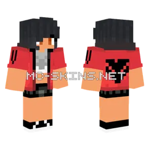Aphmau Aaron Jacket When Angels Fall Minecraft skin