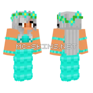 Aphmau Grey Hair Minecraft skin