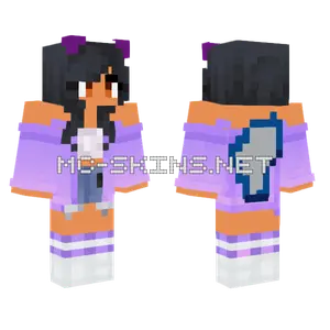 Aphmau The Wolf Girl Minecraft skin