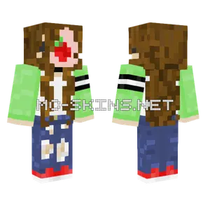 Apple Girl Minecraft skin