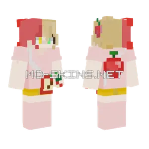 Applecore Cute Girl Minecraft skin