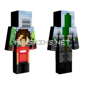 April Update Minecraft skin