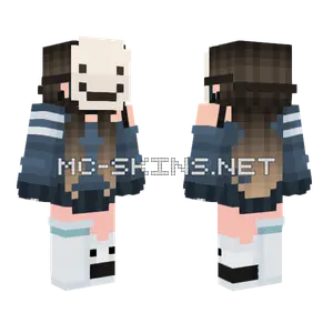 April With A Mask Minecraft skin