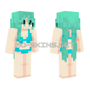 Aqua Bikini Girl