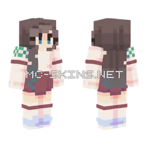 Aquarius Girl Minecraft skin
