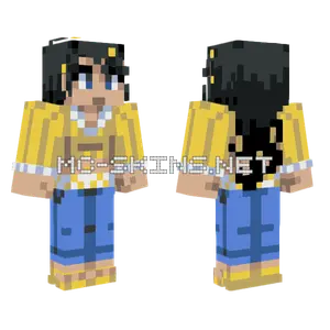Arcade Star Dahlia Minecraft skin