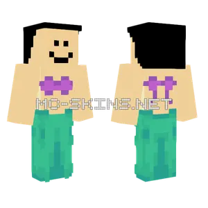 Ariel Quackity Minecraft skin