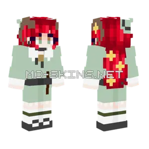 Aries Red Hair Minecraft skin