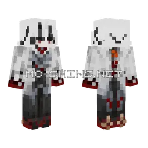 Arlecchino Genshin Minecraft skin