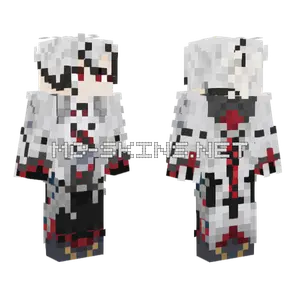 Arlecchino Genshin Impact Minecraft skin