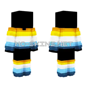 Aroace Pride Sweater Minecraft skin