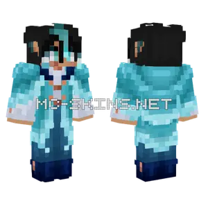 Arrrrrrrrrrrr Blue Outfit Minecraft skin