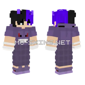 Arte4 Purple Hoodie Minecraft skin