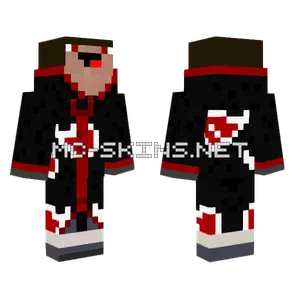 Arthur Akatsuki Minecraft skin