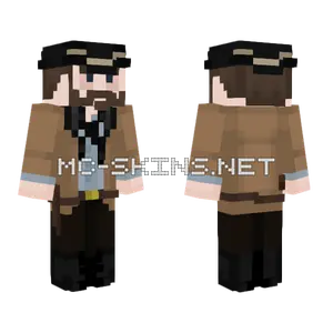 Arthur Morgan Tuberculosis Minecraft skin